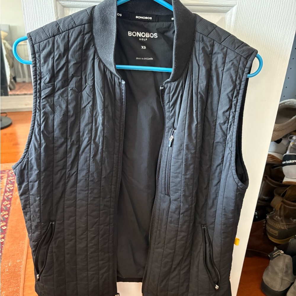 Bonobos Quilted Vest in Charcoal